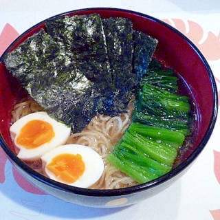 小松菜の醤油ラーメン♪